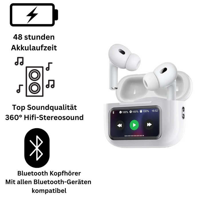 Weit voraus, Technologie🎧Smart Touch Screen Bluetooth-3