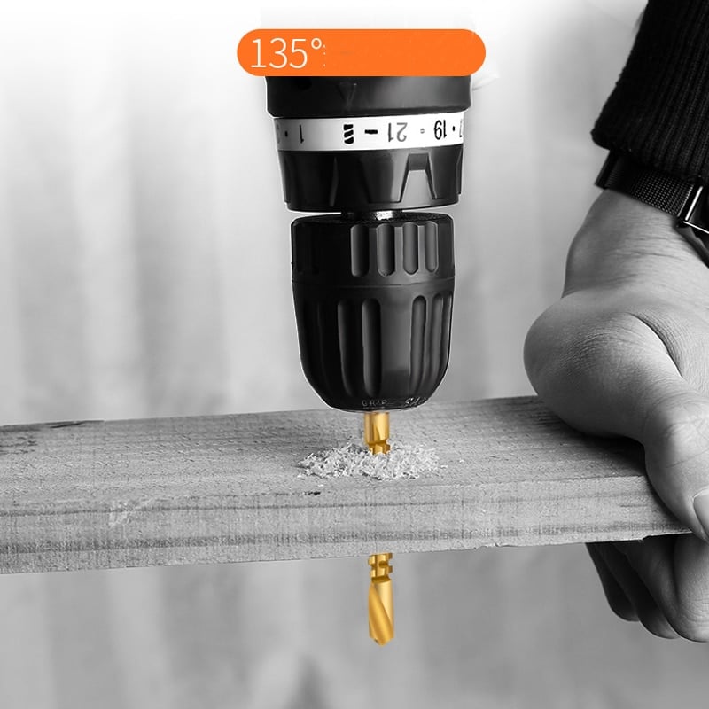 đ„Heute 25%~60% Rabattđš Spiralbohrer-Set Elektrowerkzeug-Zubehör (6 StĂŒck)-4