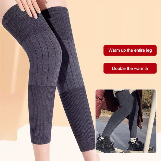 🦵 50% RABATT IM WEIHNACHTSVERKAUF! ✨ Warme Stretch-Knieschoner - Elastisches Thermo-Fleece für Outdoor-Aktivitäten & Gelenkstütze ❤️🔛