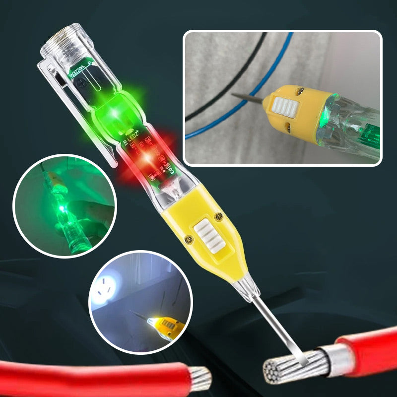 3-in-1 Magnetischer Phasenprüfer-Schraubenzieher mit Taschenlampe-2