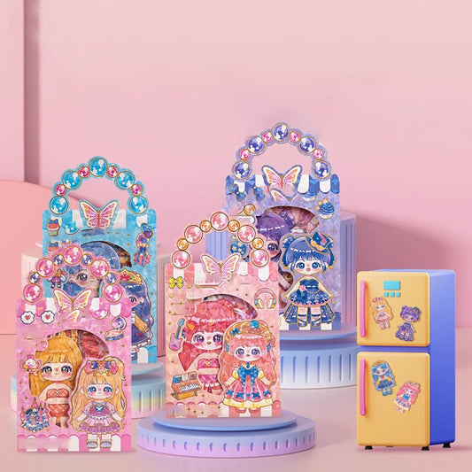 🧲 50% RABATT HEISSER VERKAUF! ✨ Magnetische Ankleidepuppen für Kinder - 25 Wechselbare Kleidungsstücke mit Pädagogischem Design für Kreatives Spielen 👗🎨