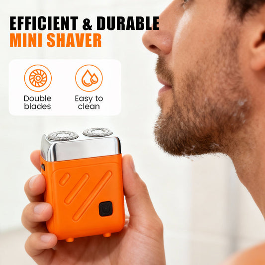 💈 50% KORTING NU! ✨ Efficiënt en Duurzaam Mini Scheerapparaat - Draadloos met 3D Flexibele Mesjes voor een Perfecte Scheiding overal 🔋🌀