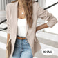 🧥 50% RABATT! 🌞 Damen-Blazer "Soft Comfort" – Elegant, knitterfrei & Allrounder fürs Büro – Leichter Stoff, perfekte Passform – stilvoll und pflegeleicht für jeden Arbeitstag 💼
