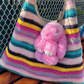 🐰 50% RABATT! 🏆 Handgefertigte Pompon-Hasen-Anhänger – Jedes Stück Unikat, Kuschelig Weich & Perfekt als Geschenk/Frühlingsdeko 🌸