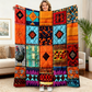 🐔 50% RABATT! 🛋️ Vintage Flanelldecke mit Hühnermuster – Weich, kuschelig & charmant – Ideal für Sofa, Bett & gemütliche Stunden ✨