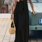 👗 60% RABATT! 💃 Einfarbiges Rückenfreies Cami-Kleid für Damen – Leicht, Luftiger Schnitt & Perfekt Für Den Sommer ☀️