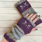 🧤 60% RABATT JETZT! 🐱 Strickhandschuhe mit Katzenmotiv - Weich & Fingerlos, Perfekt für Stil und Funktionalität im Winter ✨