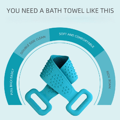 🧼 KAUFE 2, ERHALTE 1 GRATIS! 💪 HydratBath Silikon-Körperreinigungsbürste – Sanfte Reinigung, wasserdicht & ergonomisch – Perfekt für Dusche & Bad 🚿