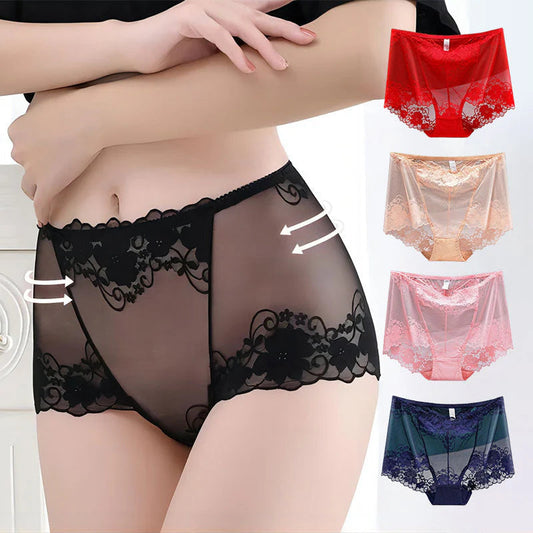 🩲 50% RABATT! 🎁 1 KAUFEN, 2 GRATIS DAZU! ✨ Handgefertigte Seidenspitzen-Höschen für Damen – Zarte Spitze, Bequem & Elegant 😍