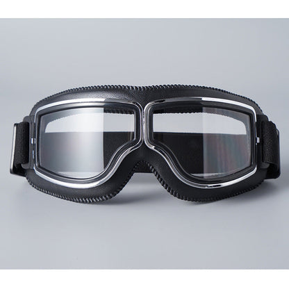 🏍️ 50% RABATT! 🕶️ Vintage Motorradbrille – UV-Schutz, antibeschlagend & verstellbarer Riemen – Sicherer Look für jede Fahrt 🌟