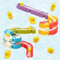 🦆 50% RABATT! 🛁 Enten-Rutschbad (48 Teile) – Bunte Rutsche, lustige Enten & sicheres Spielvergnügen – Perfekt für Badezimmer & Wasser-Spaß für Kinder 💦