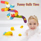 🦆 50% RABATT! 🛁 Enten-Rutschbad (48 Teile) – Bunte Rutsche, lustige Enten & sicheres Spielvergnügen – Perfekt für Badezimmer & Wasser-Spaß für Kinder 💦