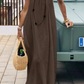 👗 60% RABATT! 💃 Einfarbiges Rückenfreies Cami-Kleid für Damen – Leicht, Luftiger Schnitt & Perfekt Für Den Sommer ☀️