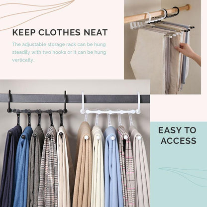 👖 KAUFE 2, ERHALTE 1 GRATIS! 🗄️ Multifunktionales Hosen-Regal – Platzsparend & Stabil, Maximiert Kleiderschrank-Stauraum ✨