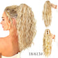 💇‍♀️ 50% RABATT! ✨ 18 Zoll Lockige, Gewellte Haarverlängerung mit Pferdeschwanz – Frizz-Look, Einfach Anzubringen & Perfekt für Party & Alltag 🎀