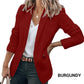 🧥 50% RABATT! 🌞 Damen-Blazer "Soft Comfort" – Elegant, knitterfrei & Allrounder fürs Büro – Leichter Stoff, perfekte Passform – stilvoll und pflegeleicht für jeden Arbeitstag 💼