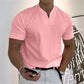 👕 60% RABATT! 💎 Herren Business T-Shirt mit V-Ausschnitt & Kurzen Ärmeln – Atmungsaktive Baumwollmischung, Klassische Passform & Bis 5XL ✨