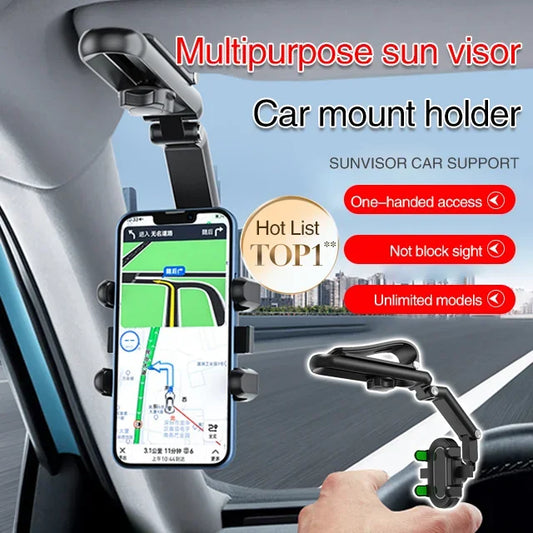 📱 50% RABATT! 🚗 Mehrzweck-Autohalterung – 360° drehbar, stabil & kompatibel mit Lüftung, Armaturenbrett und Windschutzscheibe – sicheres Navigieren und freihändiges Telefonieren 🧭
