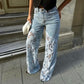 👖 60% RABATT! ✨ Gespleißte Spitzen-Jeans – Nachhaltiger Komfort, Eleganter Style & Perfekt für Den Sommer 🌸