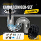 🚿 50% RABATT! ⚡ Reinigungsset für Abwasserkanäle 5800 PSI – Rotierende Düse, Verstärkter Schlauch & Effektive Rohrreinigung 🛠️ Kostenloser Versand