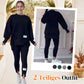 👚 60% RABATT 2025 NEU! ✨ Lässiges Sweatshirt-Leggings-Set für Frauen - Ultraweiches Jersey mit Moderne Passform für Alltag & Sport 🏃‍♀️💫