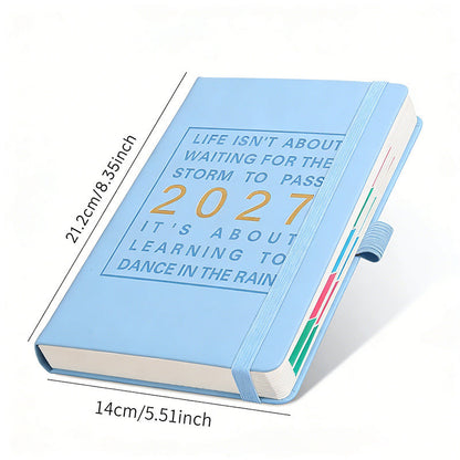 📅 50% RABATT! 📓 2027 Kalender-Notizbuch – A5, ein Tag pro Seite & datiert – Ideal für tägliche Notizen & zukünftige Planung ✨