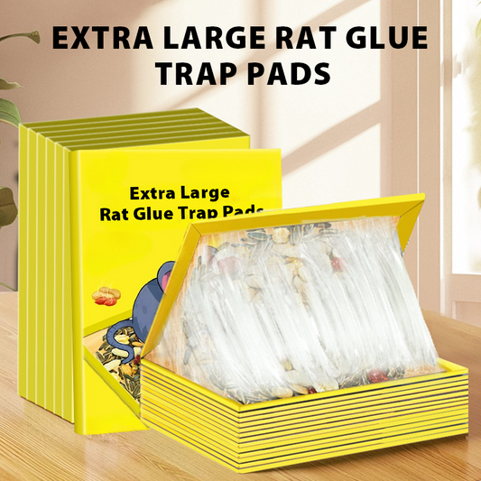 🐭 KAUFEN 2 ERHALTEN 3! ✨ Extra große Rattenklebefallen - Giftfreier Haftkleber mit Wiederverwendbarer Oberfläche für Effektive Nagetierkontrolle 🚫🧀