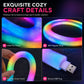 ✨ 50% RABATT! 🌟 Neon-Lichtband in Marderfell-Optik – 360° Rundumbeleuchtung ✨