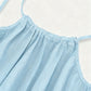 👗 60% RABATT! 💃 Einfarbiges Rückenfreies Cami-Kleid für Damen – Leicht, Luftiger Schnitt & Perfekt Für Den Sommer ☀️