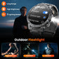 ⌚ 50% RABATT! 🏋️ Herren Smartwatch Militärstil – 1,7″ AMOLED, 1100mAh, IP68 & 110 Sportmodi – LED-Taschenlampe, Herzfrequenz & Schlafüberwachung 💪