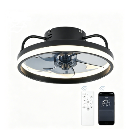 🌀 50% RABATT! 💡 Moderner leiser Deckenventilator mit LED – 3 Geschwindigkeiten & Fernbedienung – Energieeffizient – perfekt für Schlaf- und Wohnzimmer ✨🏠