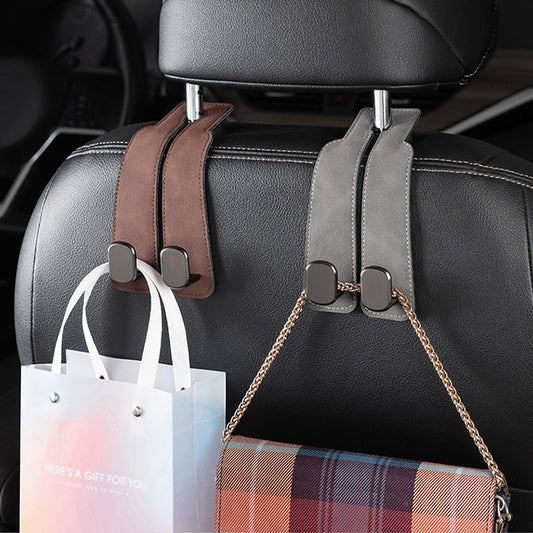 🧥 KAUFE 2, ERHALTE 1 GRATIS! 🚗 Auto-Sitzlehnen-Haken – Stabil, vielseitig & einfach anzubringen – Ideal für Taschen, Mäntel & Einkäufe im Auto 🛍️