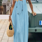 👗 60% RABATT! 💃 Einfarbiges Rückenfreies Cami-Kleid für Damen – Leicht, Luftiger Schnitt & Perfekt Für Den Sommer ☀️