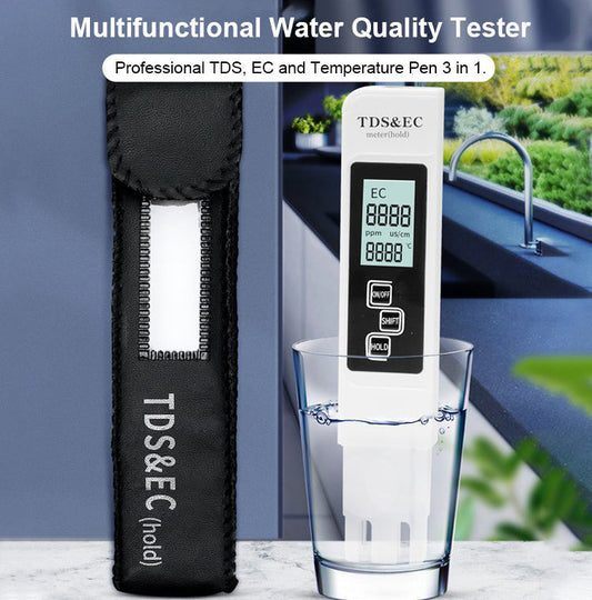 💧 KAUFE 2, ERHALTE 1 GRATIS! 📊 2026 Digitales 3-in-1 TDS-Wassermessgerät – Misst TDS, EC & Temperatur, Ideal Für Aquarien, Pools & Trinkwasser 💦