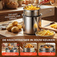 🍳 50% RABATT! 🍟 Multifunktionale Fritteuse aus Edelstahl 304 – Robust, hitzebeständig & vielseitig – Ideal für knuspriges Frittieren zu Hause ✨
