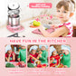 🍳 50% RABATT! 🎁 Mini-Kochset (22-teilig) – Realistisches Zubehör, sichere Materialien & pädagogisch – Perfekt für kreative Rollenspiele und kleine Köche 👧🏻