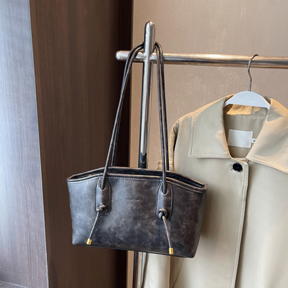👜 50% RABATT! ✨ Vintage-Umhängetasche aus PU-Leder – Praktischer Innenraum, Robustes Material & Perfekt Für Den Täglichen Gebrauch 🌸