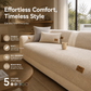 🛋️ 50% RABATT! 🐾 Gepolsterte rutschfeste Sofaabdeckung – Ultraweich, waschbar & kratzfest – Ideal für Familien mit Kindern & Haustieren ✨