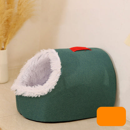 🐾 50% RABATT! 🏠 Gemütliches Warmes Höhlenbett für Haustiere – Kuschelig & Isoliert, Weiches Plüschmaterial & Gemütliches Versteck ❄️