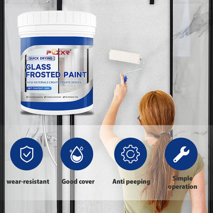 ✨ 50% RABATT! 🖌️ Mattglas-Farbe 2026 – Schnelltrocknend, Wasserfest & Streifenfrei für Fenster & Glas 🌫️
