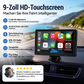 🚗 50% RABATT! 📱 9-Zoll CarPlay Multimedia – Drahtlos für Apple & Android, HD-Touchscreen & GPS – Rückfahrkamera-fähig für moderne Fahrzeuge ✨