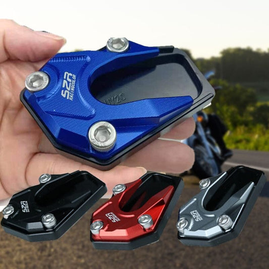 🛵 50% RABATT! 🎉 Motorrad-Ständerfuß-Verbreiterung – Mehr Stabilität, Einfache Montage & Rostfester Stahl 🔩📦
