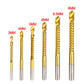 🔩 KAUFE 2, ERHALTE 1 GRATIS! ⚙️ Spiralbohrer-Set (6 Stk.) – Hochleistungsschnellarbeitsstahl, Titanbeschichtet & Für Vielfältige Materialien 🧰