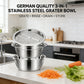 🥕 50% RABATT! 🔪 3-in-1 Edelstahl-Reibschüssel – Reiben, Schneiden & Auffangen ✨