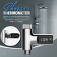 🚿 KAUF 2 ERHALT 3! 🌡️ NEUARTIGES DUSCHTHERMOMETER - LCD-Display mit Beleuchtung, Einfache Montage ohne Werkzeuge, IPX7 Wasserdicht, Perfekt fürs Moderne Badezimmer 🛁✨
