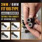 ⚙️ KAUFE 2, ERHALTE 1 GRATIS! 🔧 Winkelschleifer-Adapter – 3mm/6mm Spannfutter, Langlebig & Kompatibel mit 100-Typ für Schleifen, Polieren & Schneiden ✨