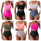 👙 50% RABATT! 🌊 Einteiliger Badeanzug mit Bauchbetonung & Schnürung – Figurschmeichelnd & stylisch – Perfekt für Strand, Pool oder Sonnenbaden – femininer Look mit Unterstützung ☀️💃✨