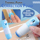 🛡️ KAUFE 1, ERHALTE 1 GRATIS! ✨ Thermopapier-Korrekturflüssigkeit mit Kartonöffner – 2-in-1 – Entfernt falsche Drucke, kratzfrei & ideal für Etiketten, Belege oder Pakete 📦