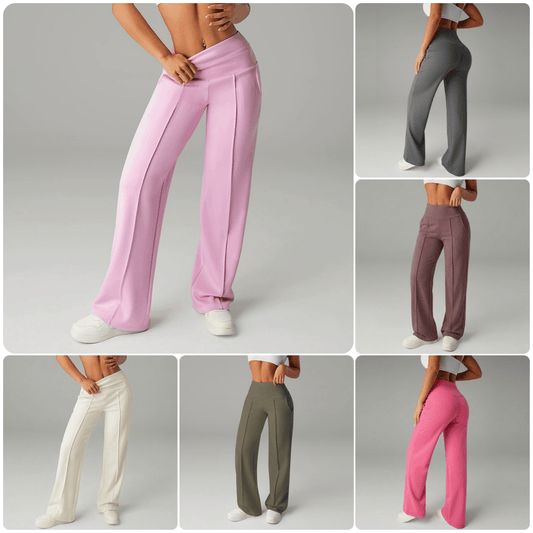 👖 60% RABATT! 💃 Damen Straight-Leg-Hose – Hoher Bund, Bequemer Stretchstoff & Vielseitige Farbauswahl ✨