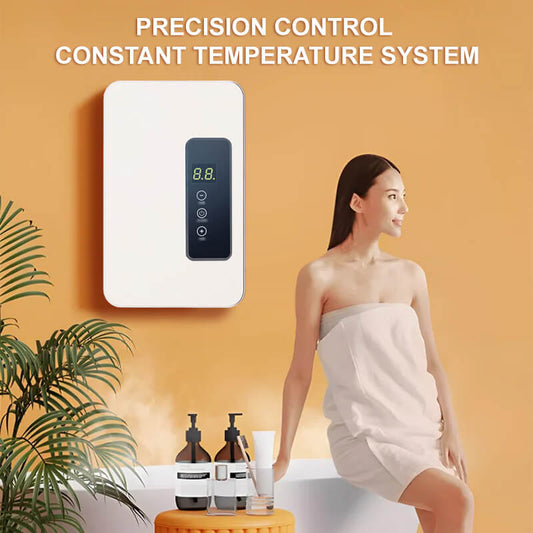 🚿 50 % RABATT & KOSTENLOSER VERSAND! ✨ Tankloser Warmwasserbereiter – digitale Temperaturregelung mit kompaktem Design für sofortige Warmwasserversorgung ⚡🌡️